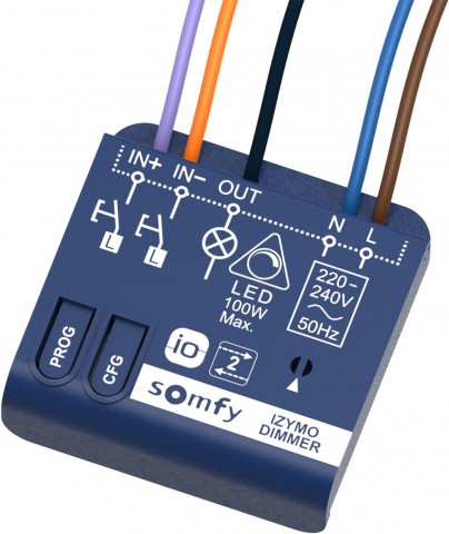 Somfy Izymo Unterputz-Empfänger Licht dimmbar io (1822663)