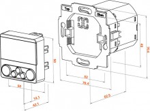 WIR eUhr eU340 smart safe reinweiß