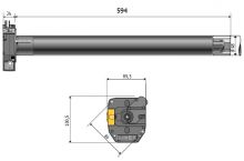 SOMFY Einsteckantrieb LT50 20/17 Meteor NHK